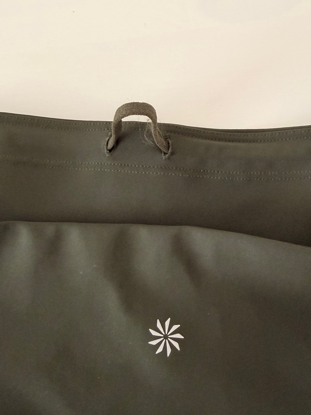Athleta Olive Green High-Rise Leggings with Side Pockets - Picture 6 of 8